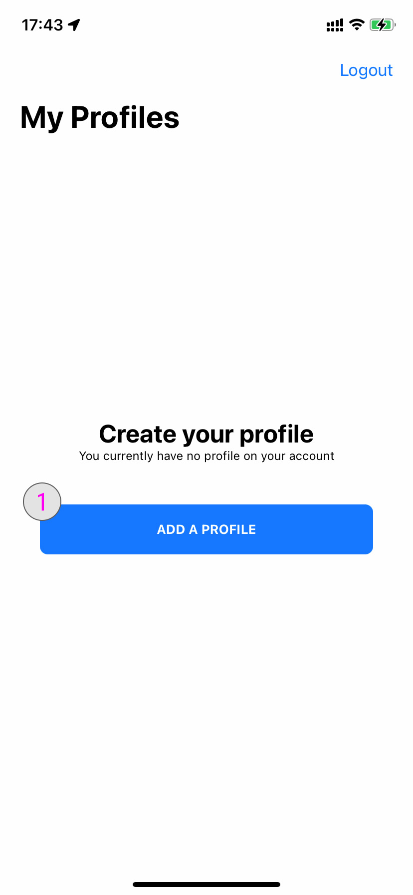 Create a profile